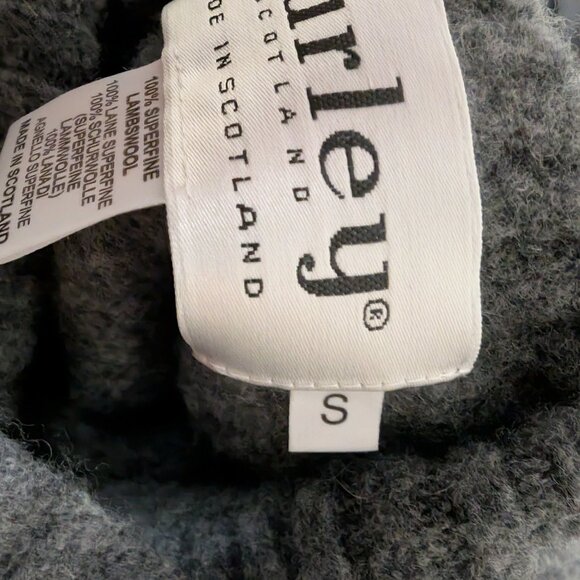 Harley Rollneck Lambswool Jumper in Derby Grey - Picture 5 of 5